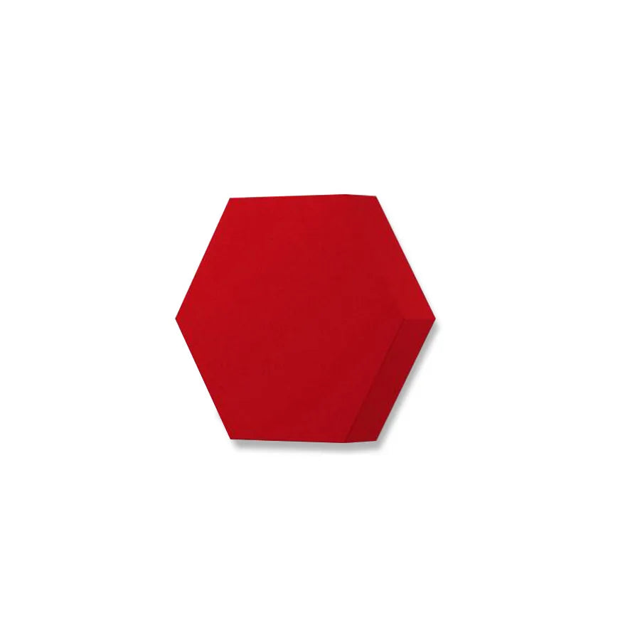 HEXA S Soft Acoustic Wall Panel-Soft-hexa-S-watermelon-DecorMania.eu