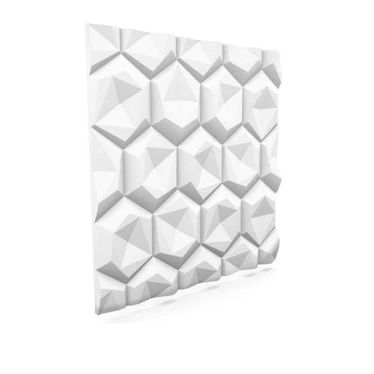 HEXAGON Polystyrene Wall Art – 3D Decorative Panels on white colour background DecorMania.eu
