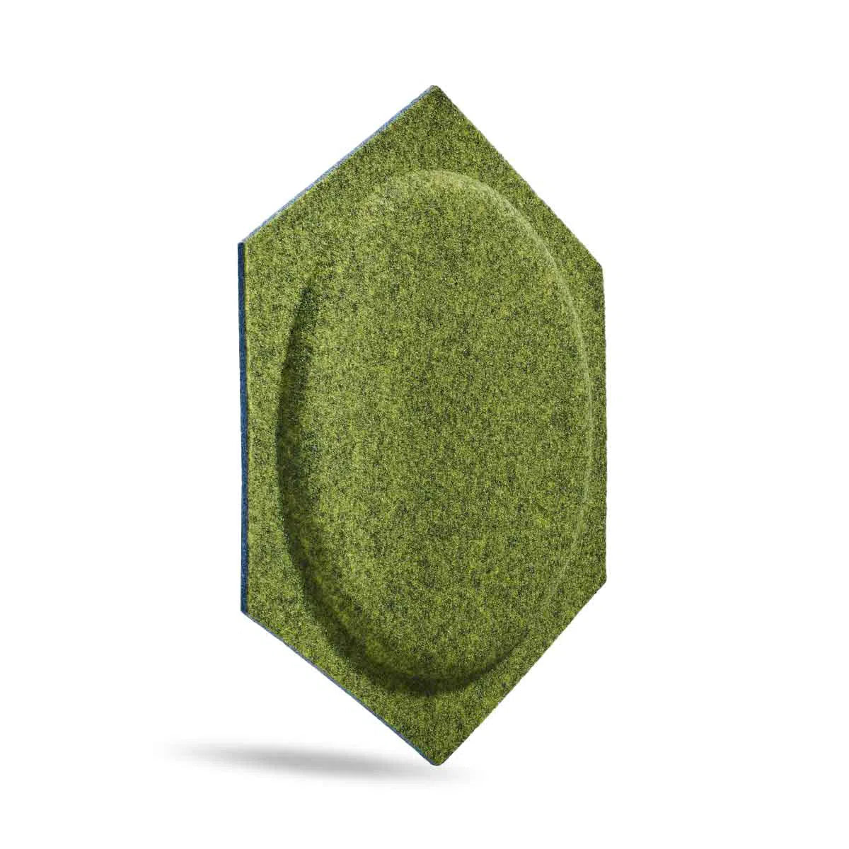 HEXA BOLD 2 Acoustic 3D Felt Wall Panels on white background OLIVE DecorMania.eu