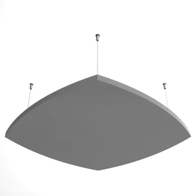 Hello AIR Acoustic Suspended Ceiling Panel grey panel on white background Decormania.eu