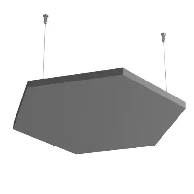 Hexa AIR Acoustic Suspended Ceiling Panel on white background Decormania.eu