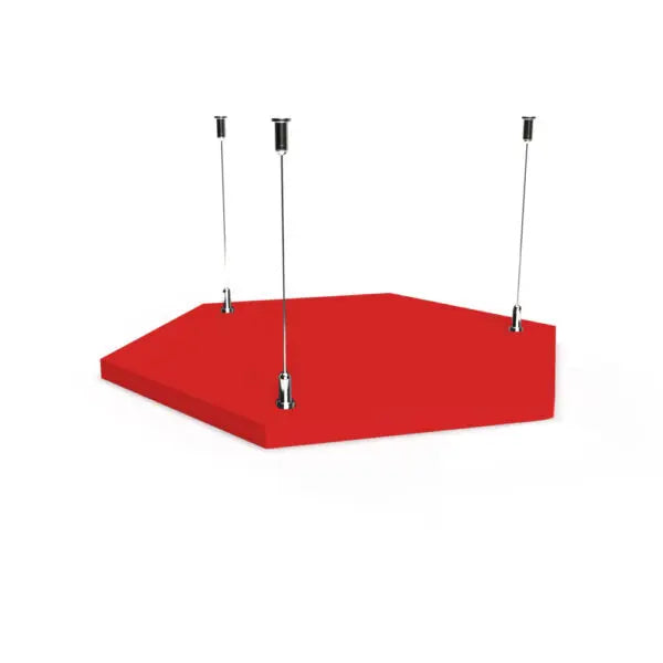 Hexa AIR Acoustic Suspended Ceiling Panel on white background Decormania.eu