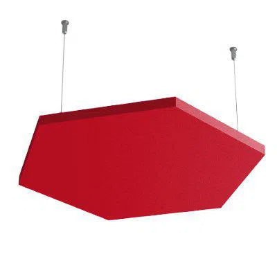 Hexa AIR Acoustic Suspended Ceiling Panel on white background Decormania.eu