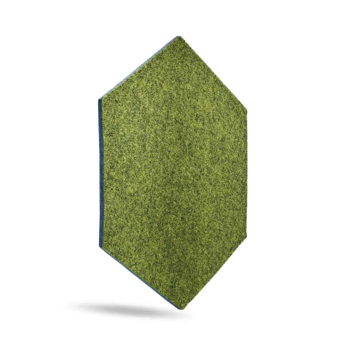Hexa FLAT Acoustic Felt Wall Panels  on white background OLIVE Decormania.eu