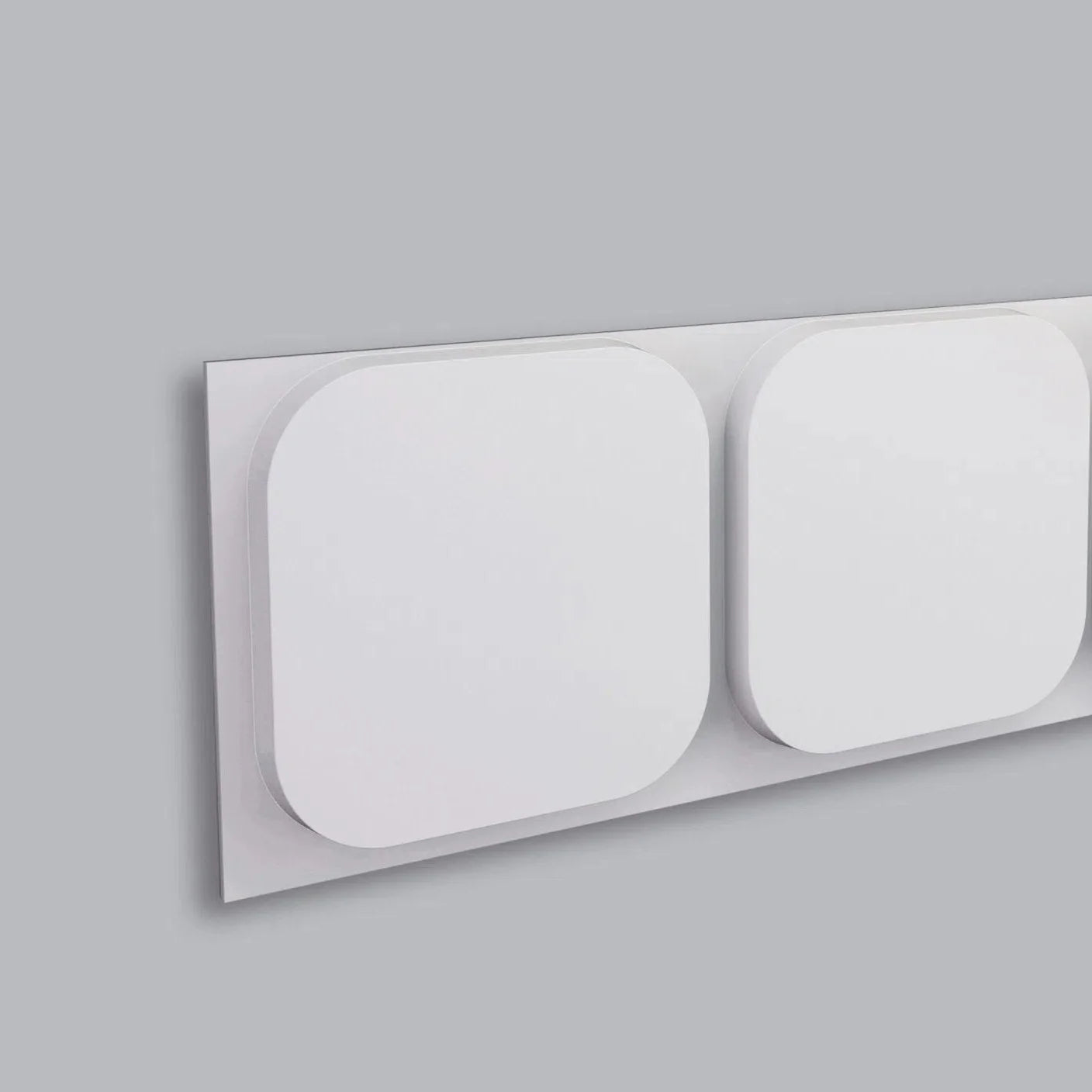 ICON 3D Polyurethane Wall Art Panel closeup on light grey colour background DecorMania.eu