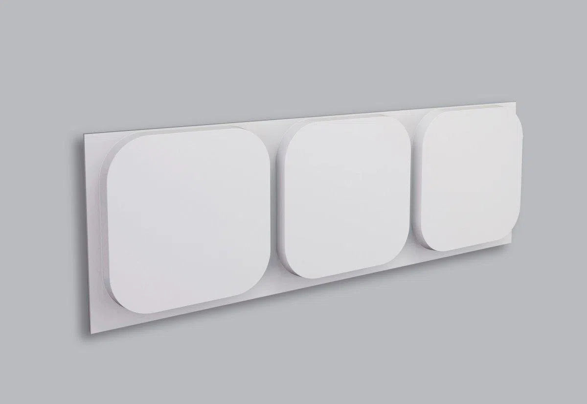 ICON 3D Polyurethane Wall Art Panel on grey background DecorMania.eu
