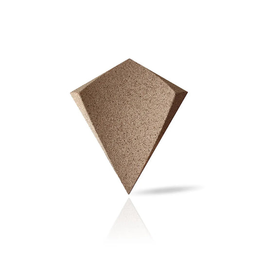 KITE 3D Cork Acoustic Wall Panels single piece on white background DecorMania.eu