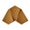 KITE 3D Cork Acoustic Wall Panels on white background YELLOW DecorMania.eu