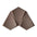 KITE 3D Cork Acoustic Wall Panels on white background BROWN DecorMania.eu