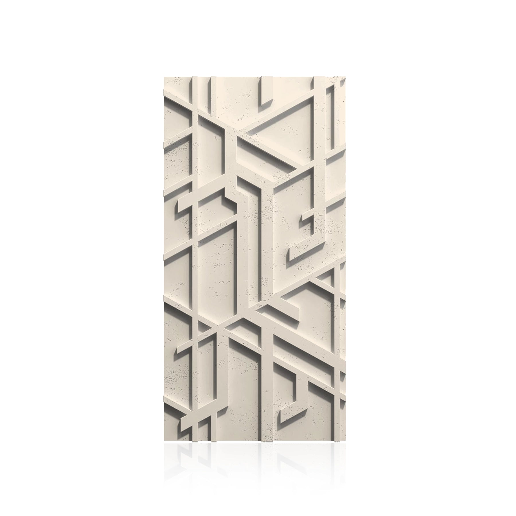 3D Concrete Wall Panels STELLAR colour swatch on white background DecorMania.eu