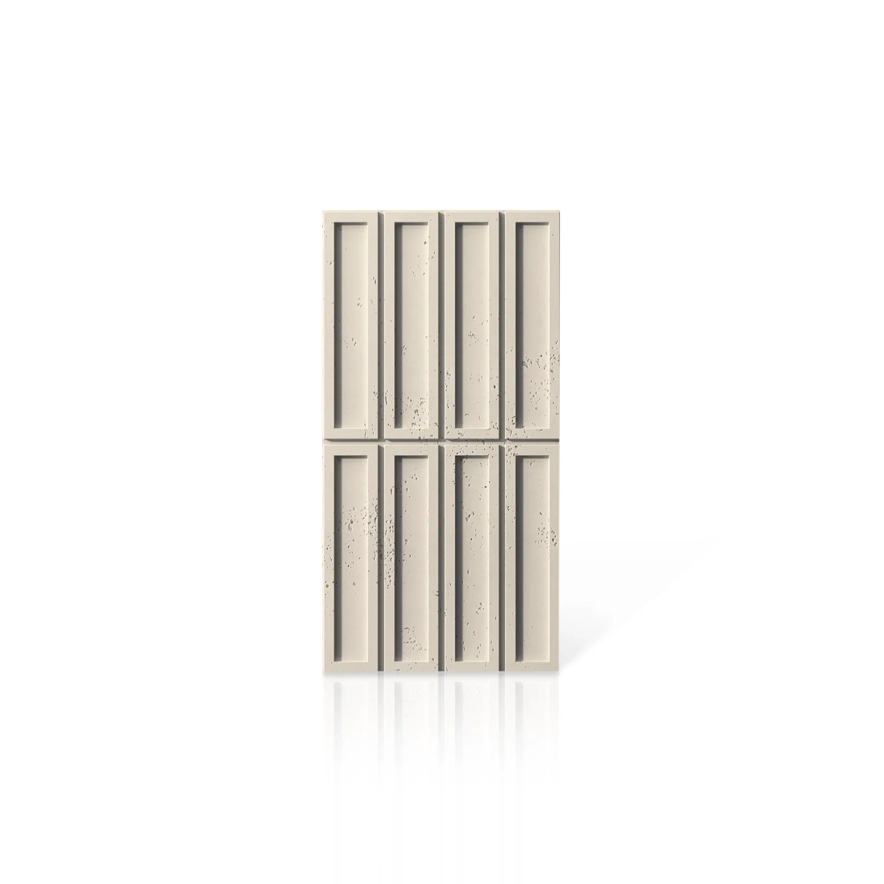 3D Concrete Wall Panels BLOCKS colour swatch on white background DecorMania.eu