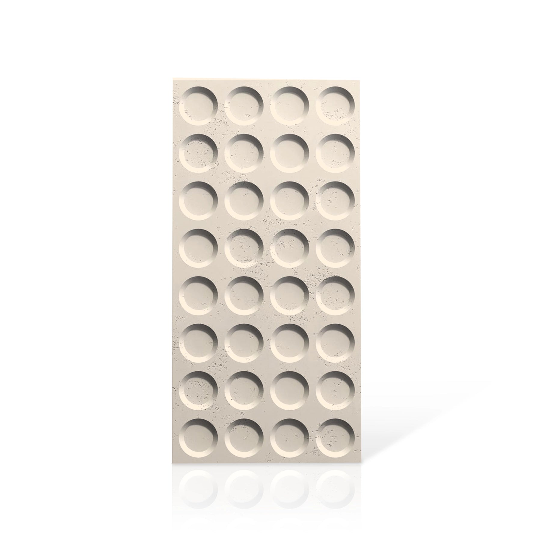 3D Concrete Wall Panels CONNECT colour swatch on white background DecorMania.eu