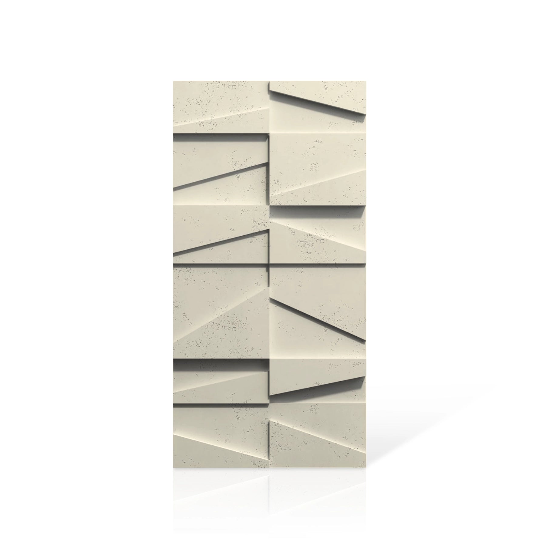 3D Concrete Wall Panels MULTI BOOKCASE colour swatch on white background DecorMania.eu