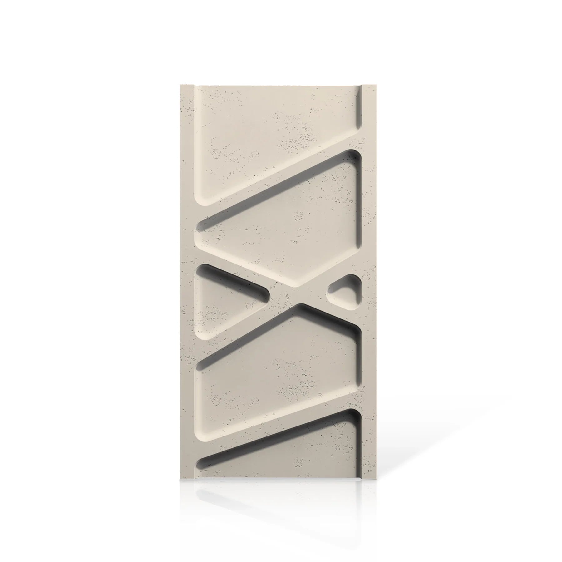 3D Concrete Wall Panels PARALELL colour swatch on white background DecorMania.eu