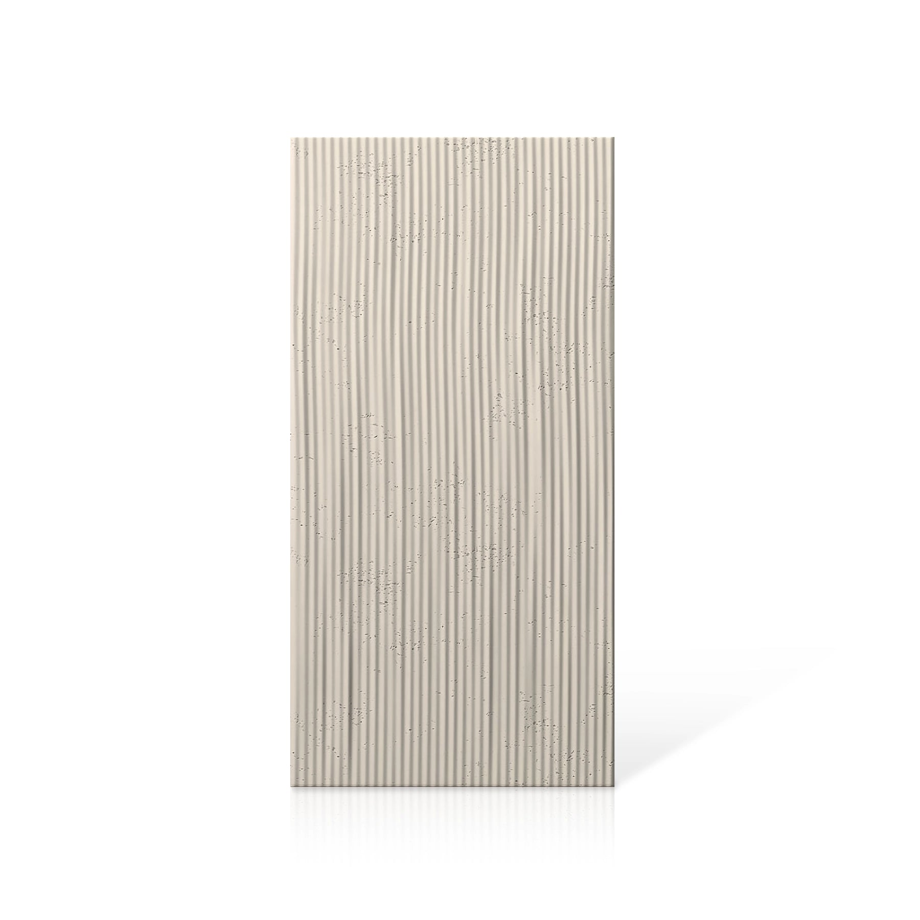 3D Concrete Wall Panels RIDGES colour swatch on white background DecorMania.eu
