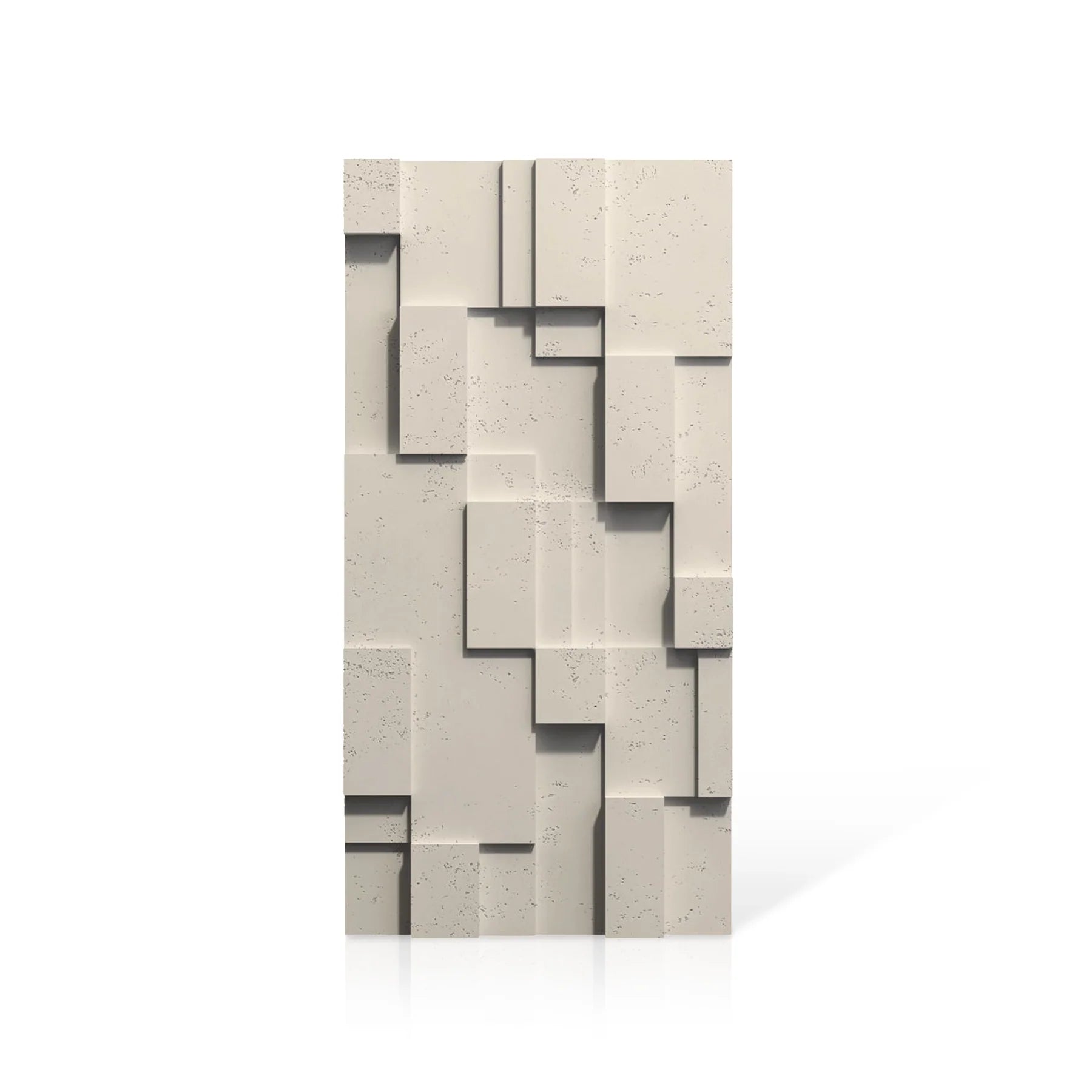 3D Concrete Wall Panels STAIRS colour swatch on white background DecorMania.eu
