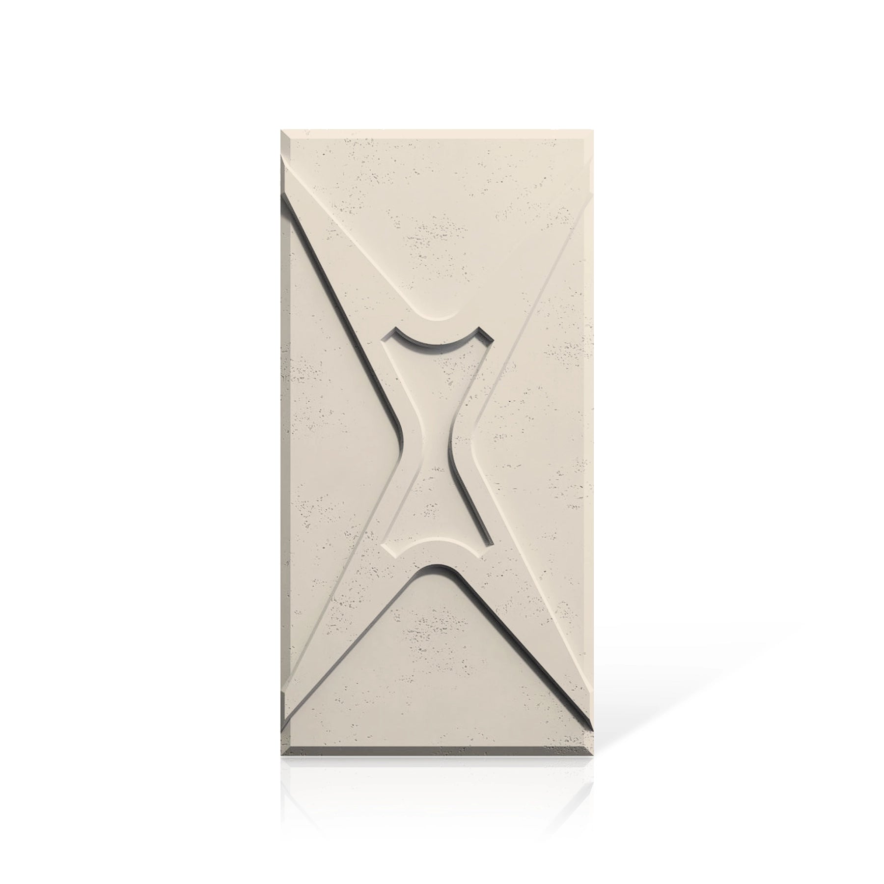 3D Concrete Wall Panels STARS colour swatch on white background DecorMania.eu