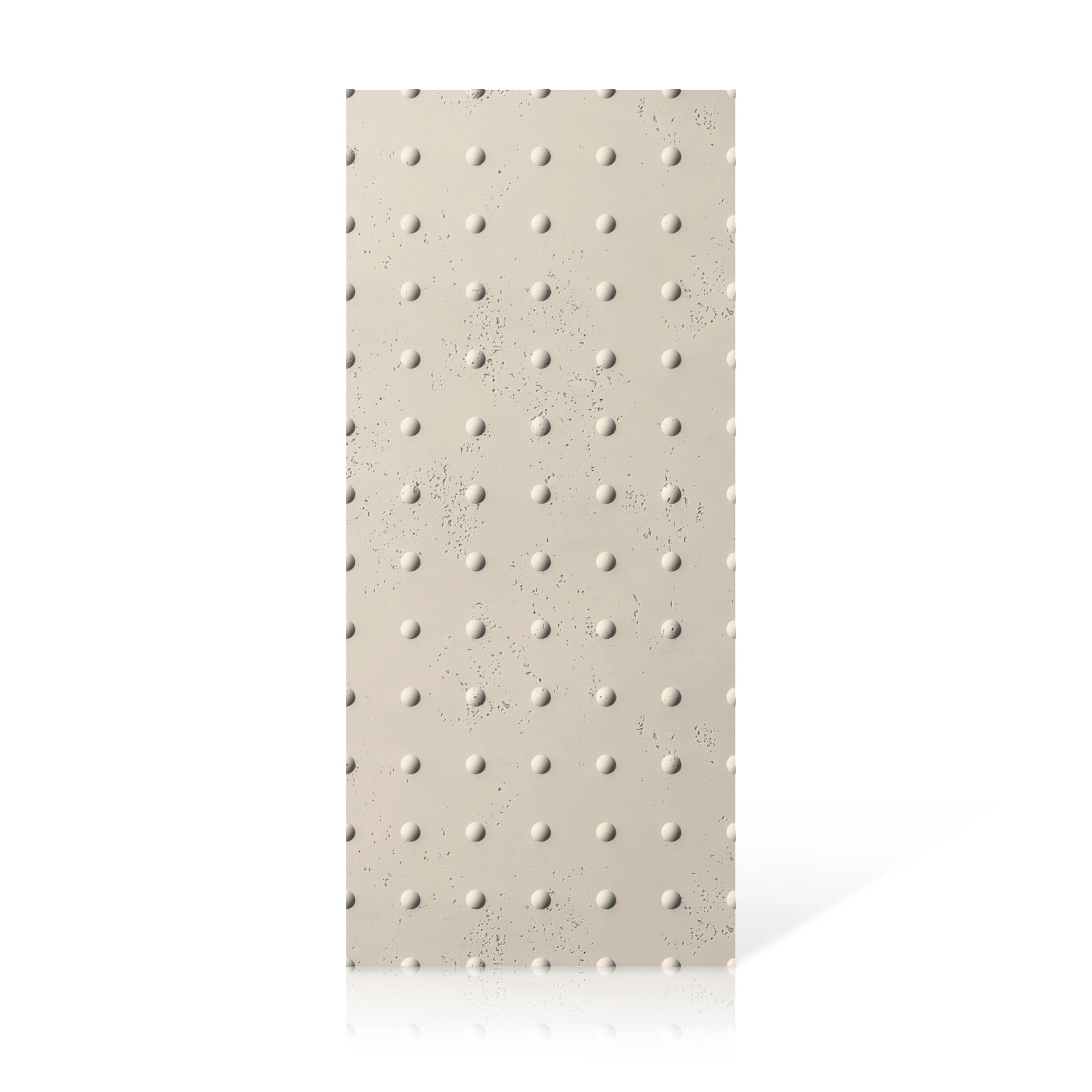 3D Concrete Wall Panels STEEL DOTS colour swatch on white background DecorMania.eu