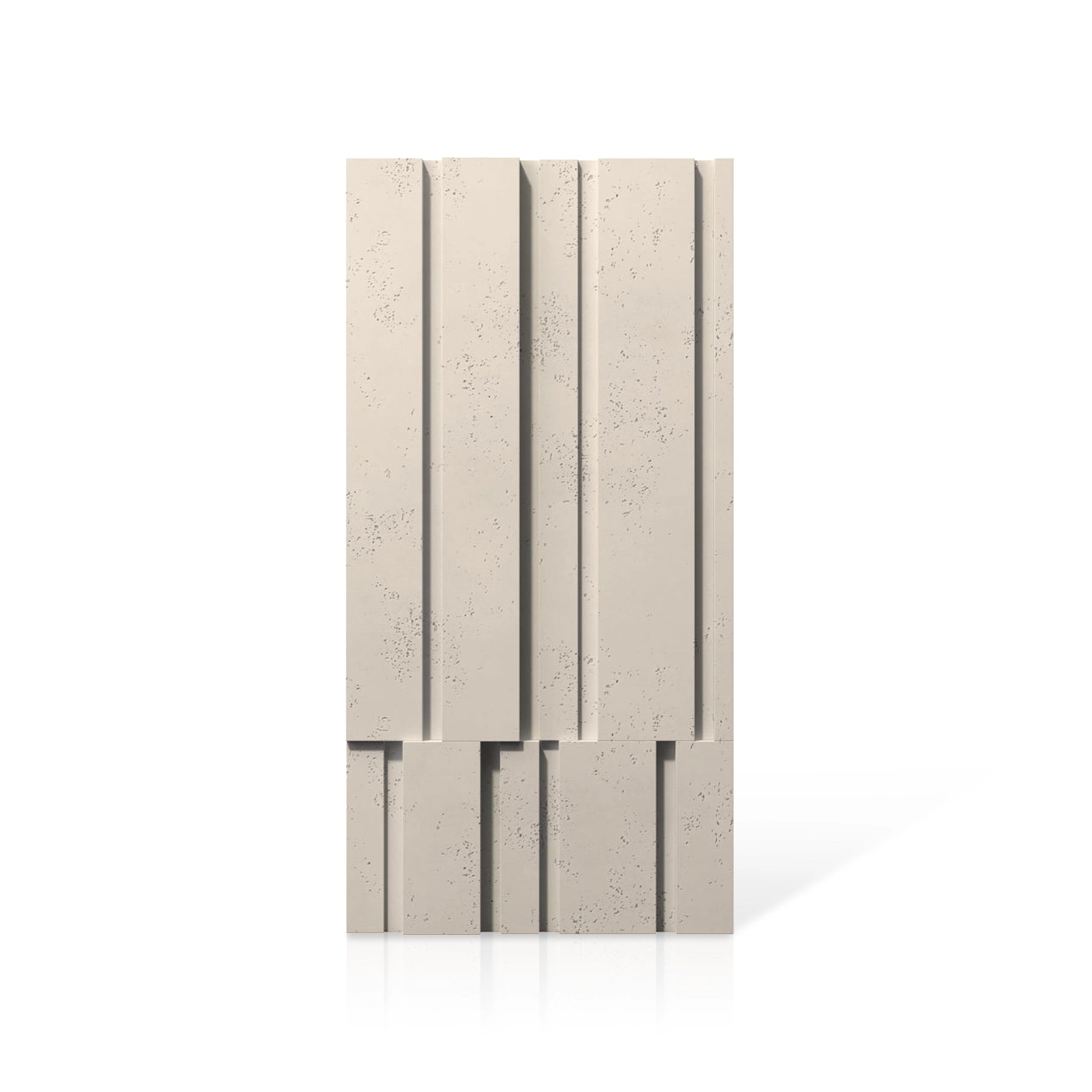 3D Concrete Wall Panels ROOFTOPS colour swatch on white background DecorMania.eu