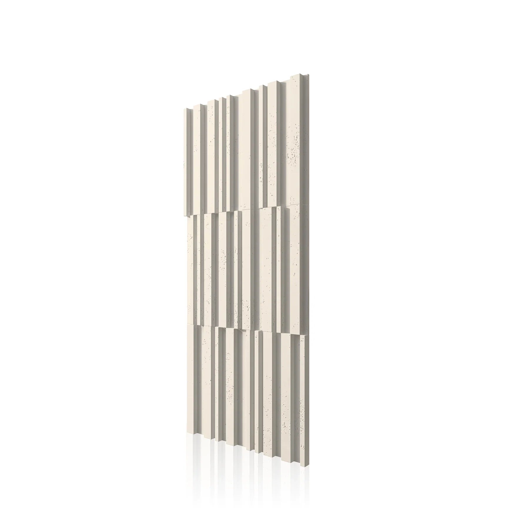 3D Concrete Wall Panels RIFT MIXED colour swatch on white background DecorMania.eu