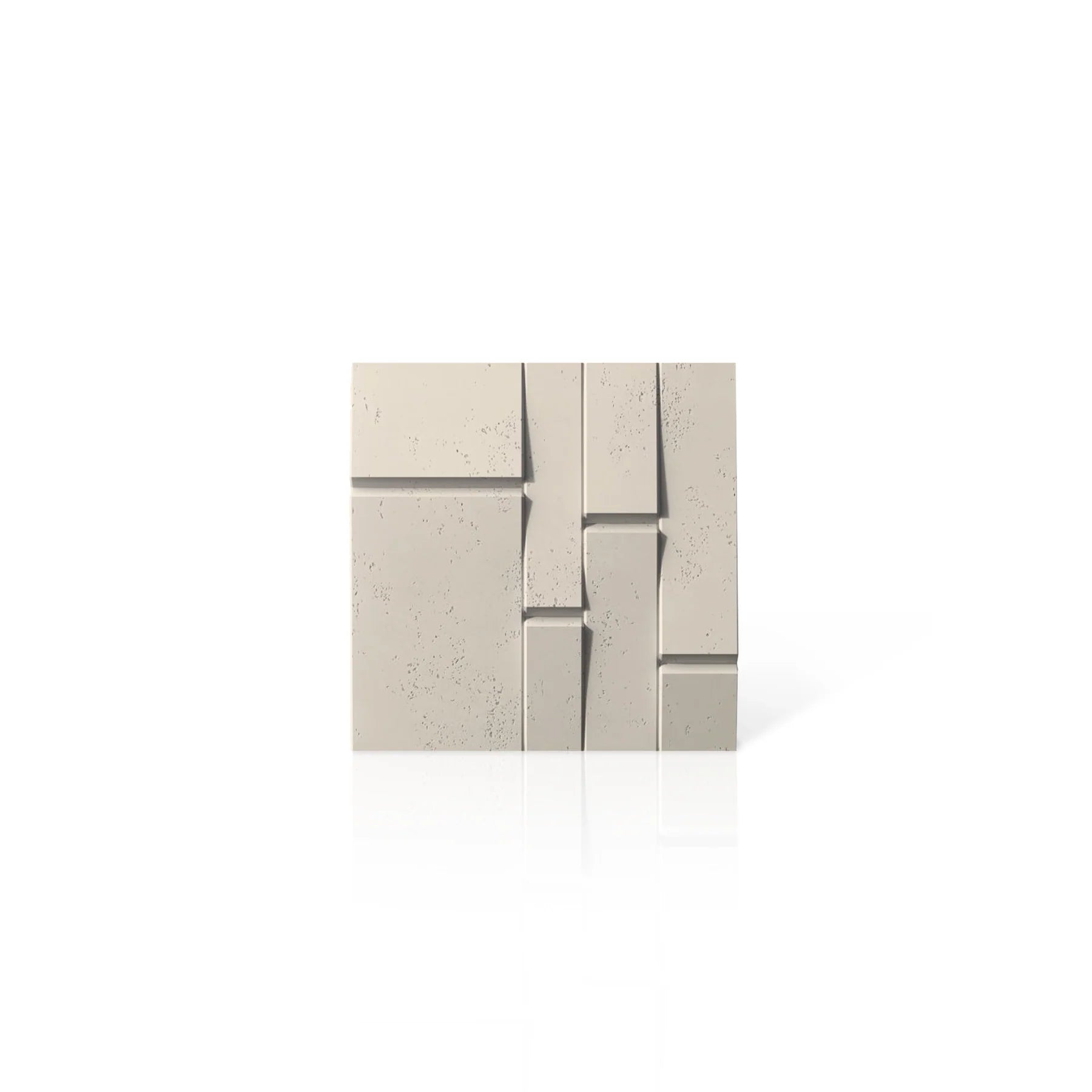 3D Concrete Wall Panels BREAK OUT colour swatch on white background DecorMania.eu
