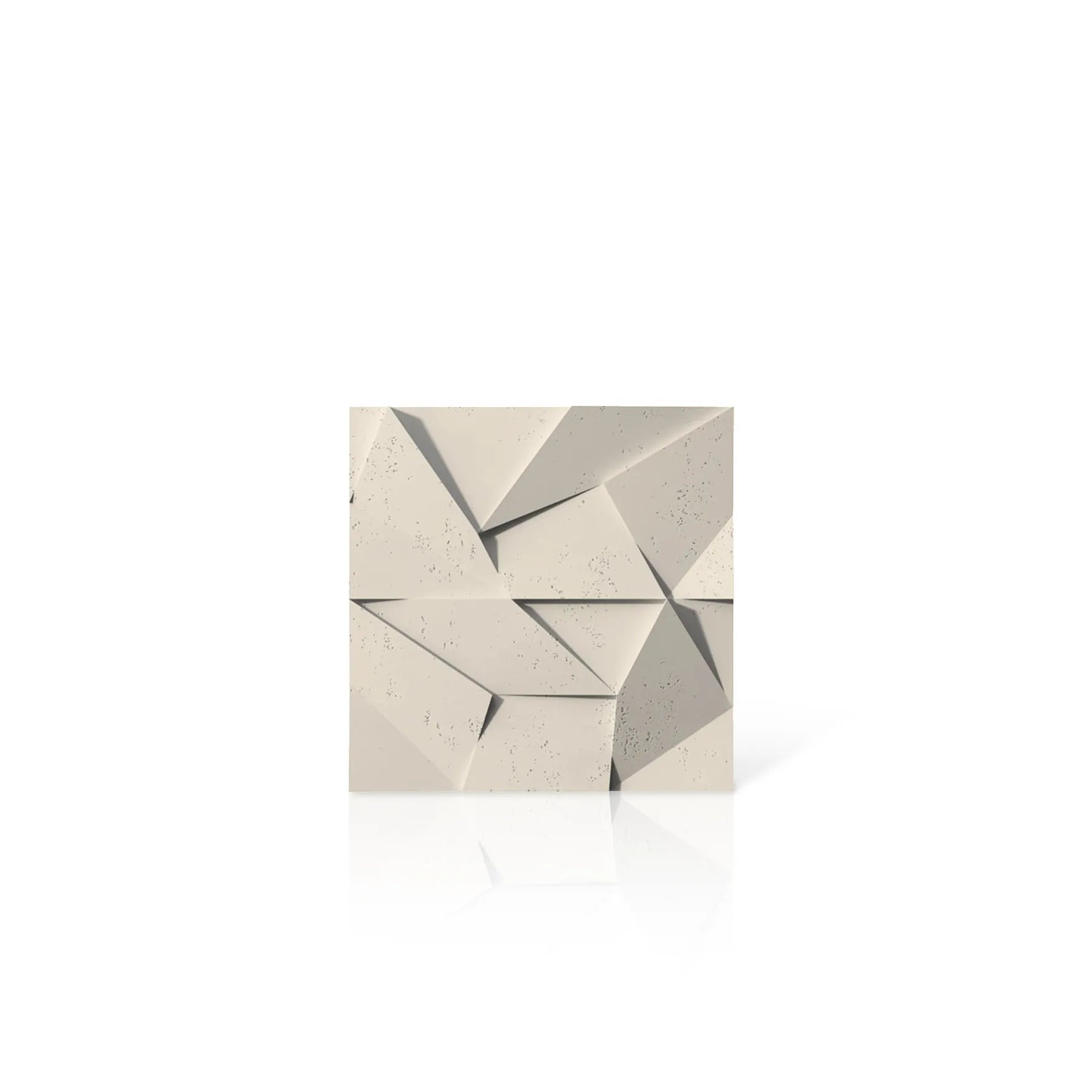 3D Concrete Wall Panels MULTICRYSTAL colour swatch on white background DecorMania EU