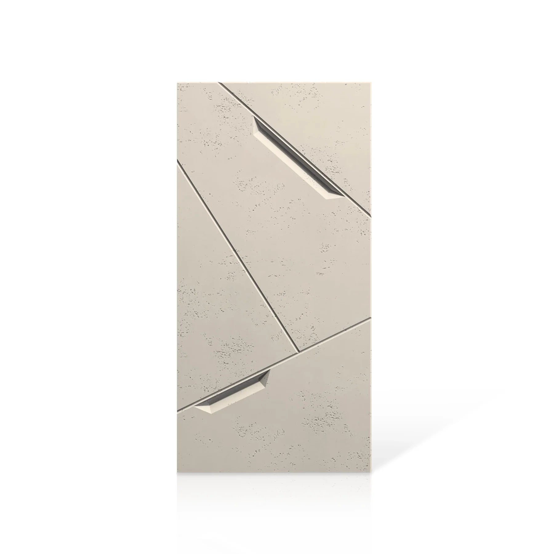 3D Concrete Wall Panels STOWAWAY colour swatch on white background DecorMania EU
