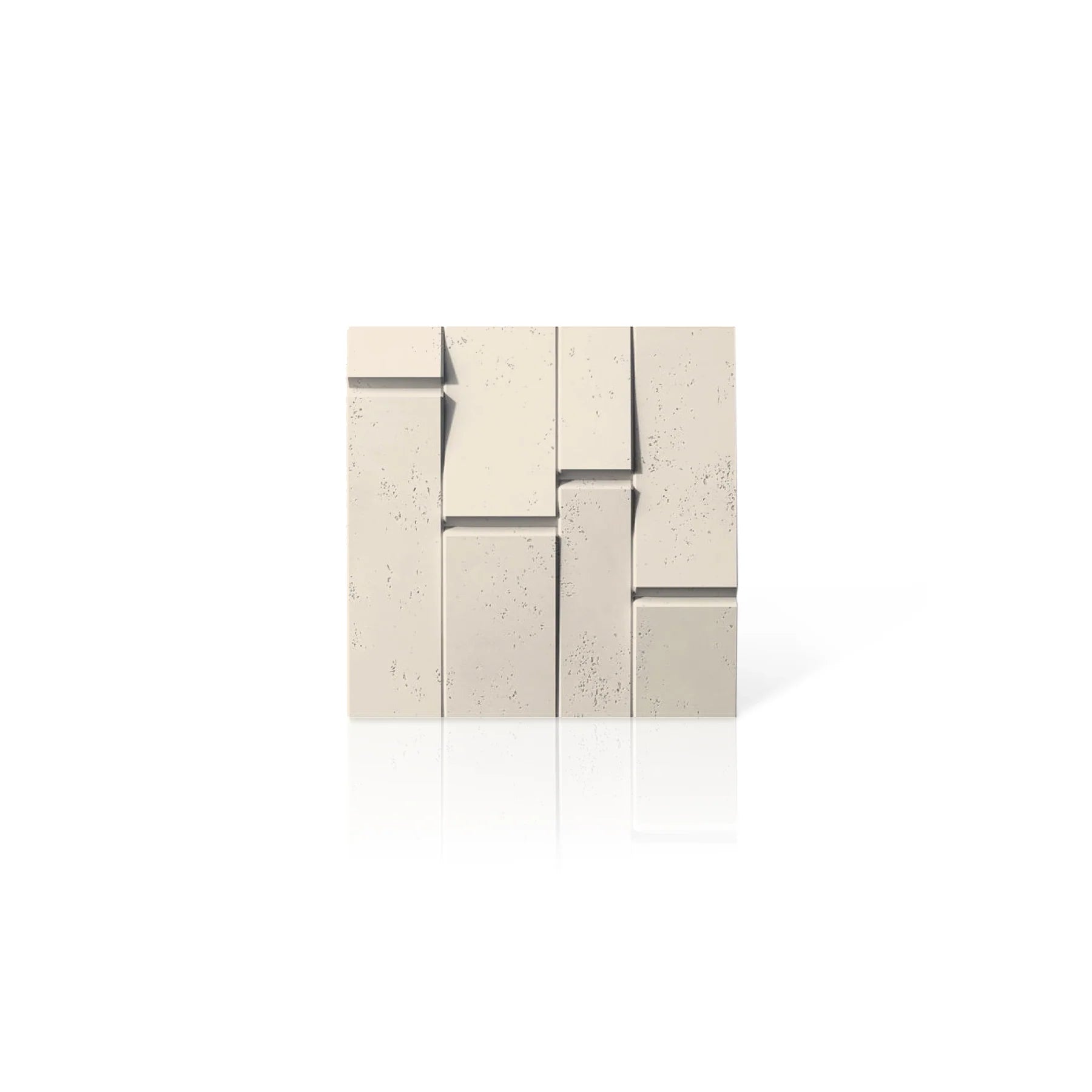 3D Concrete Wall Panels BREAK OUT colour swatch on white background DecorMania EU