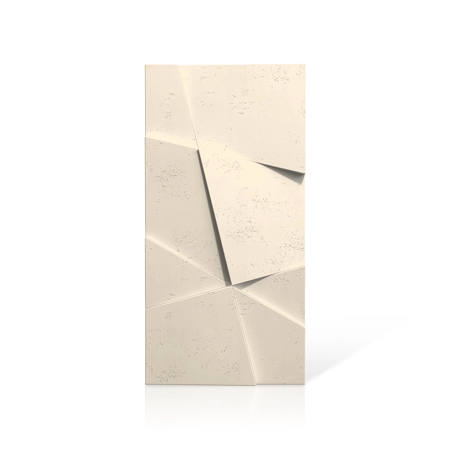 3D Concrete Wall Panels CRYSTAL colour swatch on white background DecorMania.eu