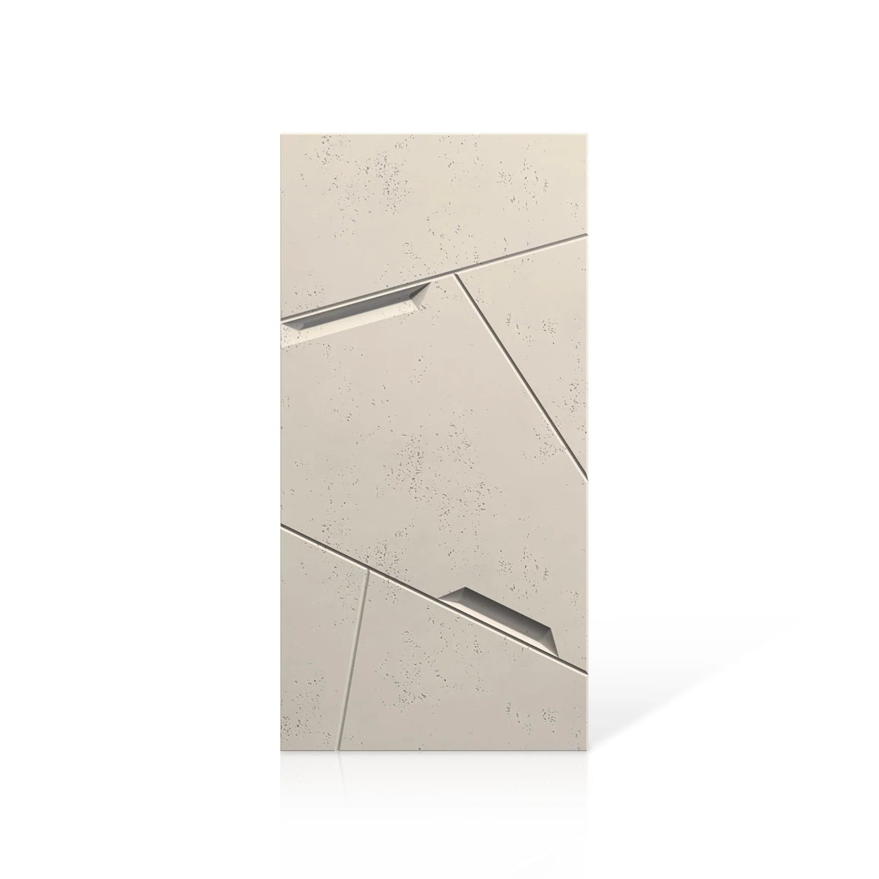 3D Concrete Wall Panels STOWAWAY colour swatch on white background DecorMania EU