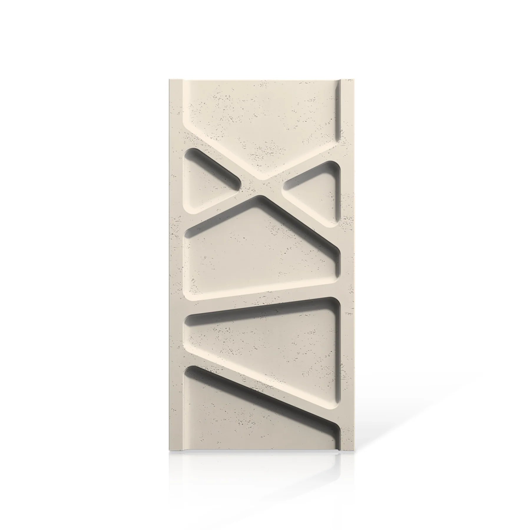 3D Concrete Wall Panels PARALELL colour swatch on white background DecorMania.eu