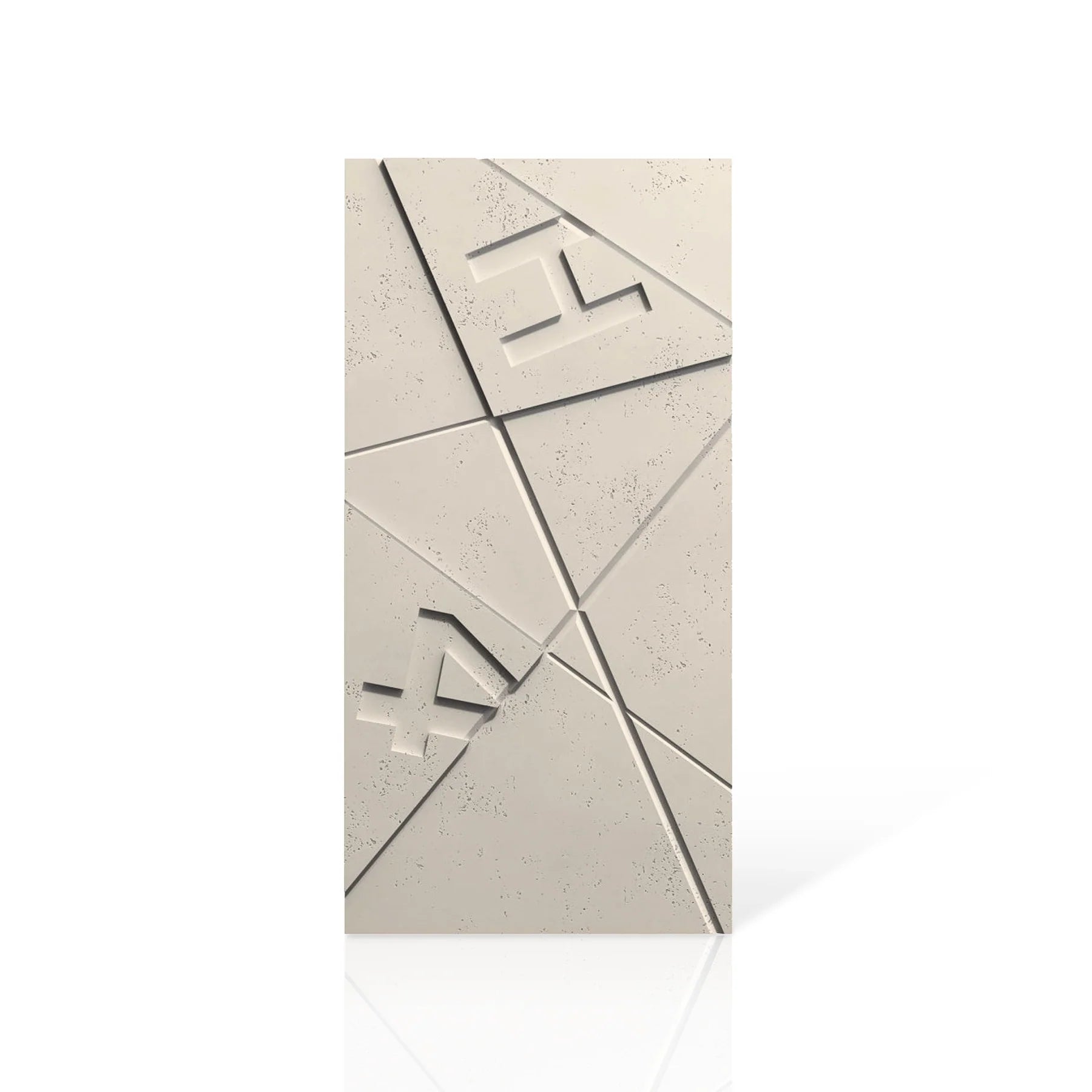 3D Concrete Wall Panels GRAPHICS MODELS C&D colour swatch on white background DecorMania EU