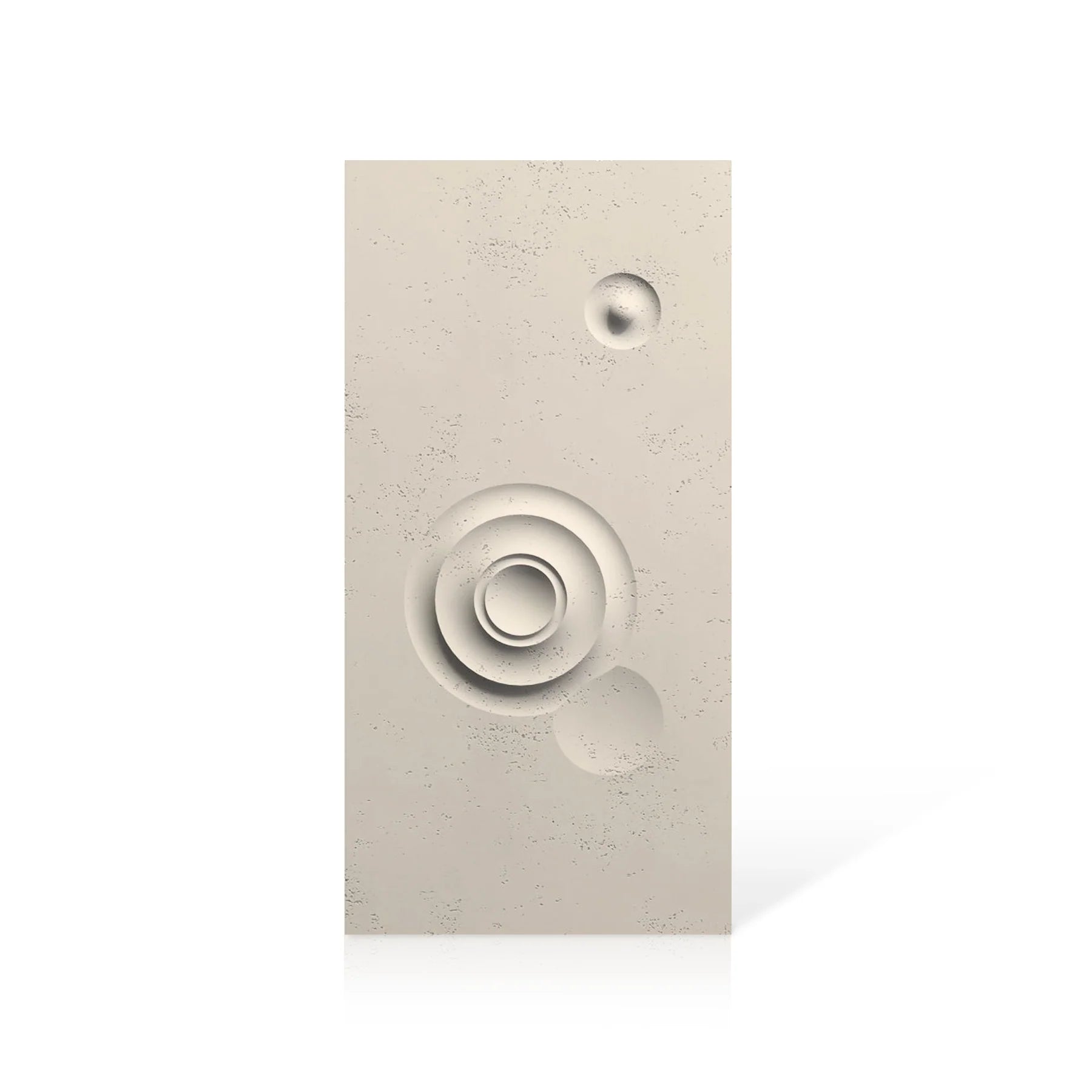 3D Concrete Wall Panels MOONS Models C&D colour swatch on white background DecorMania.eu