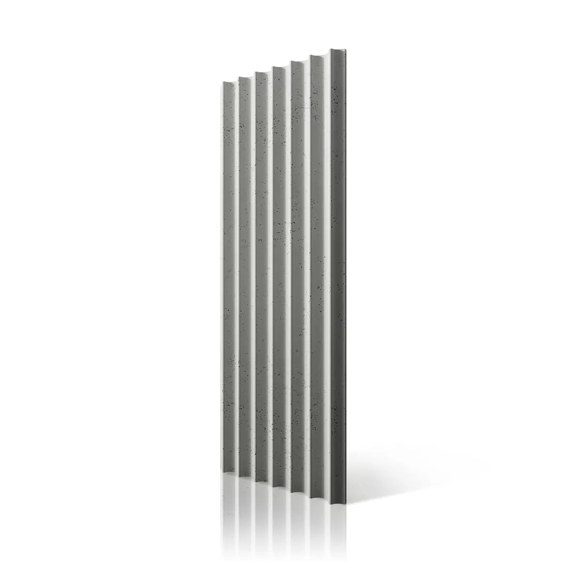 3D Concrete Wall Panel GROOVER S KS on white background DecorMania.eu