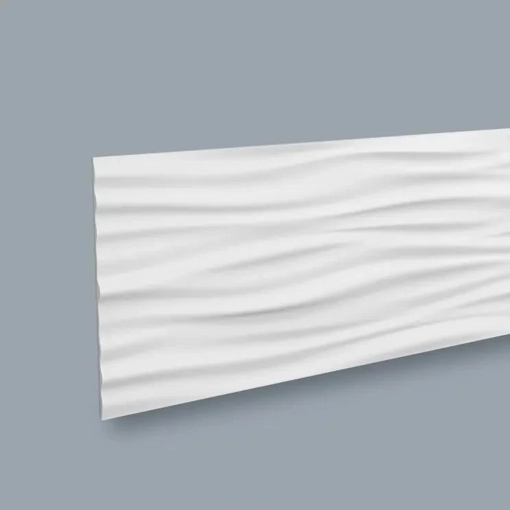 LIQUID 3D Polyurethane Wall Art Panel on light grey background DecorMania.eu