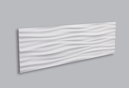 LIQUID 3D Polyurethane Wall Art Panel on grey background DecorMania.eu