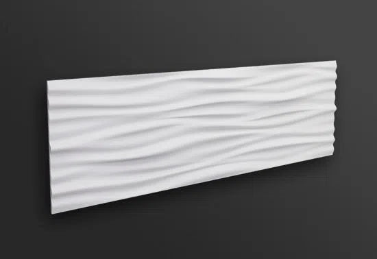 LIQUID 3D Polyurethane Wall Art Panel on grey background DecorMania.eu