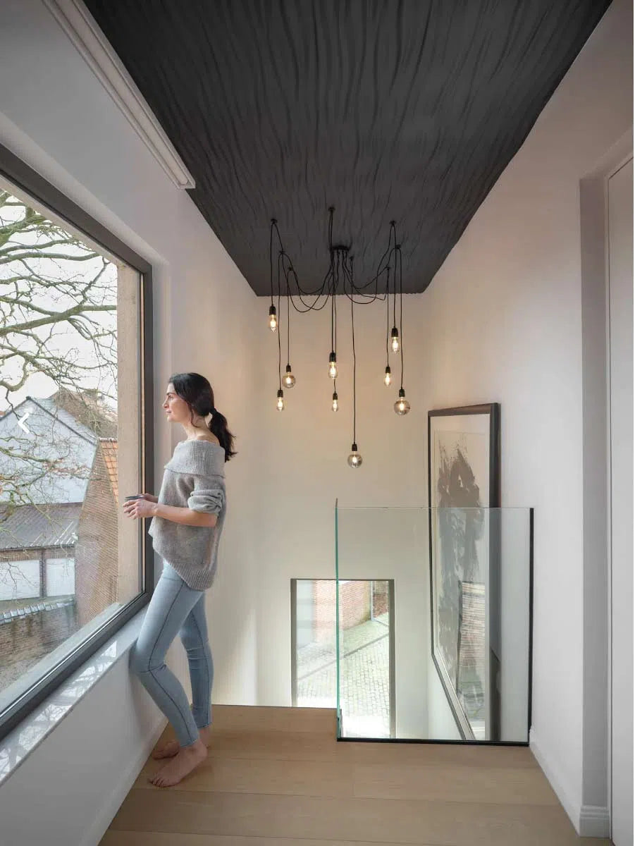 LIQUID 3D Polyurethane Wall Art Panel painted grey DecorMania.eu