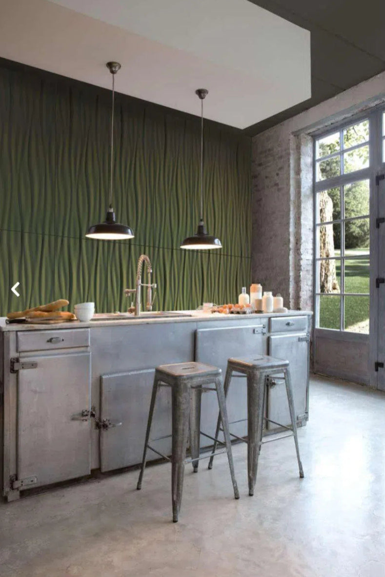 LIQUID 3D Polyurethane Wall Art Panel in kitchen interior DecorMania.eu
