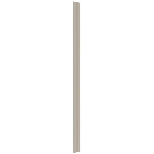 MDF Fluted Wall Panels - Cashmere on white background DecorMania.eu