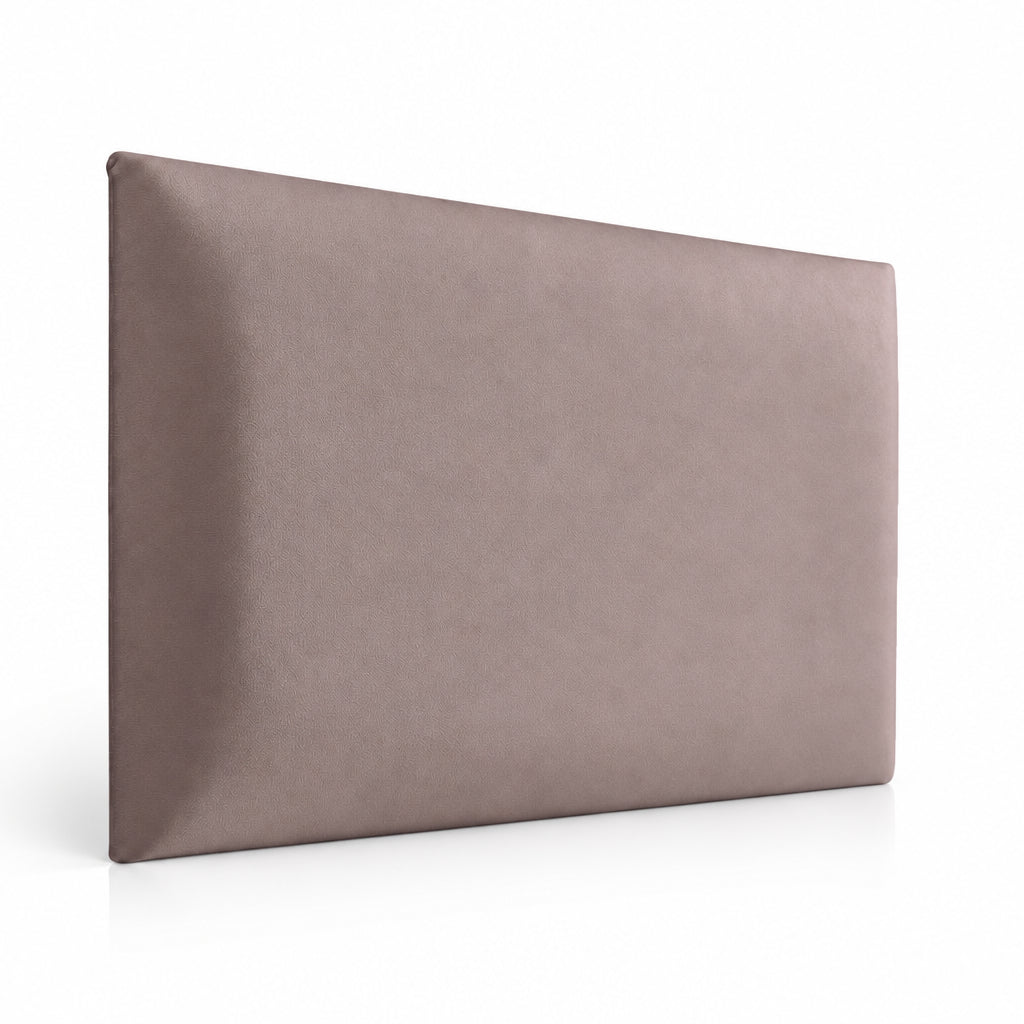 Upholstered padded wall panel 60 x 30 cm in Dusty Rose