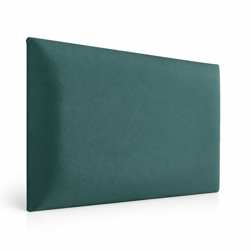 Upholstered padded wall panel 60 x 30 cm in Muted Teal
