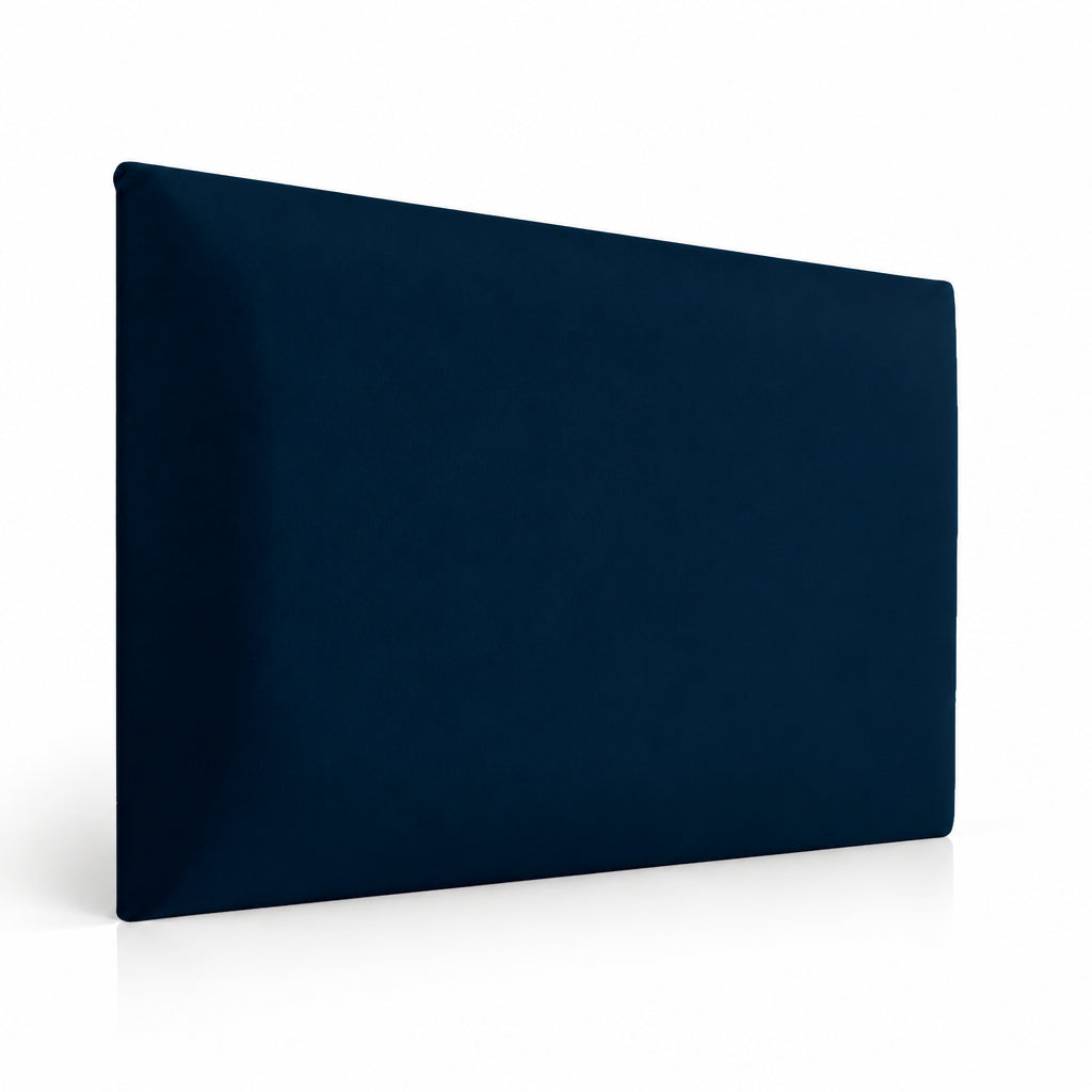 Upholstered padded wall panel 60 x 30 cm in Navy Blue