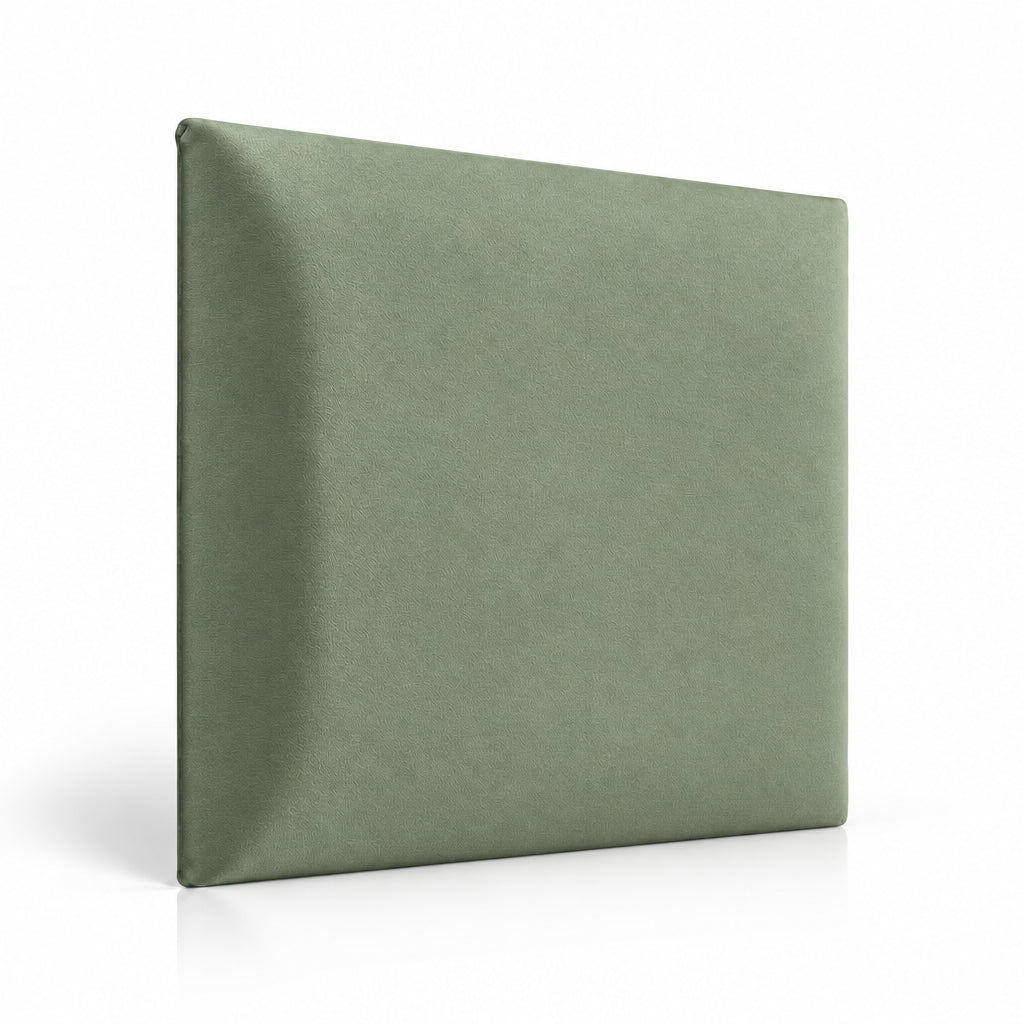 Sage Green upholstered wall panel 60 x 60 cm