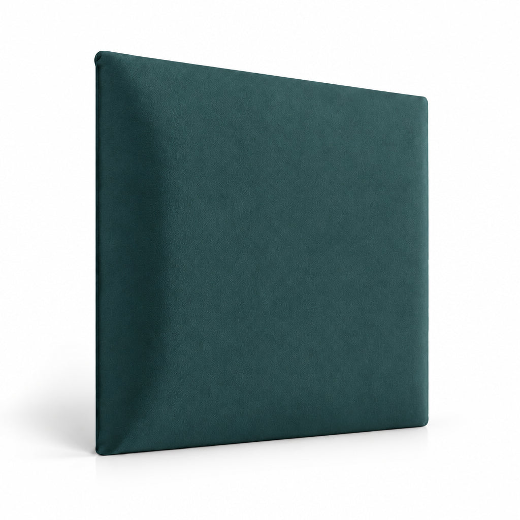 Muted Teal upholstered wall panel 60 x 60 cm