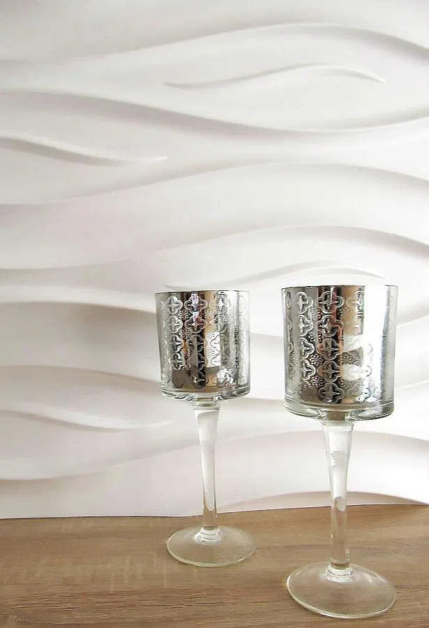 OCEAN Polystyrene Wall Art – 3D Decorative Panels used as textured background DecorMania.eu