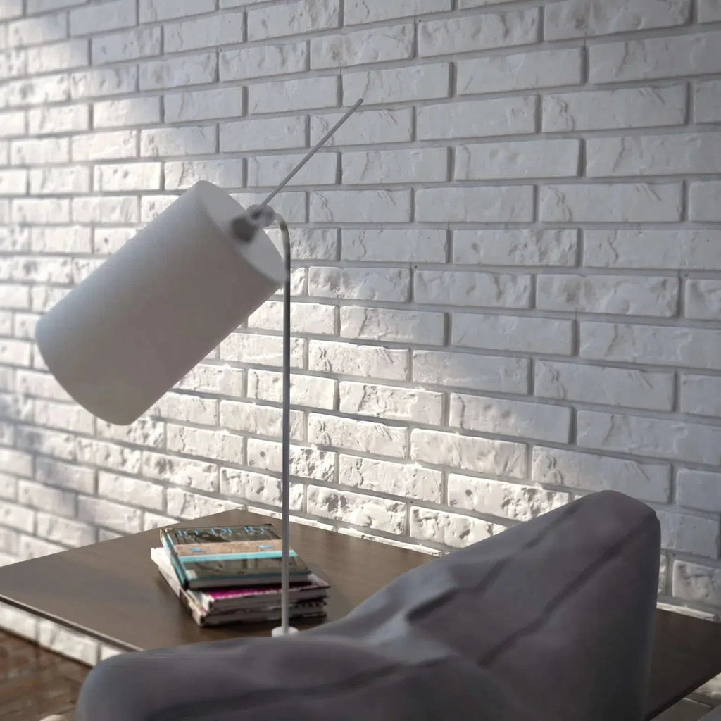 OLD BRICK Polystyrene Wall Art – 3D Decorative Panels in white colour  interior DecorMania.eu
