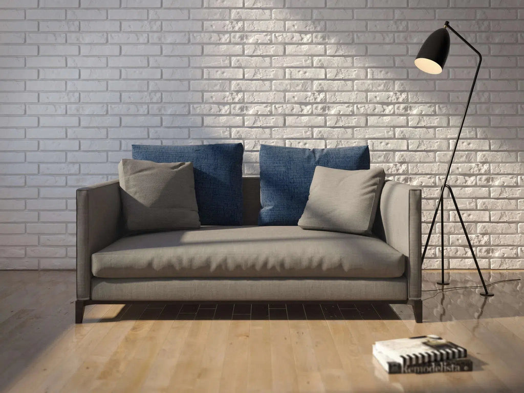 OLD BRICK Polystyrene Wall Art – 3D Decorative Panels in living room interior DecorMania.eu