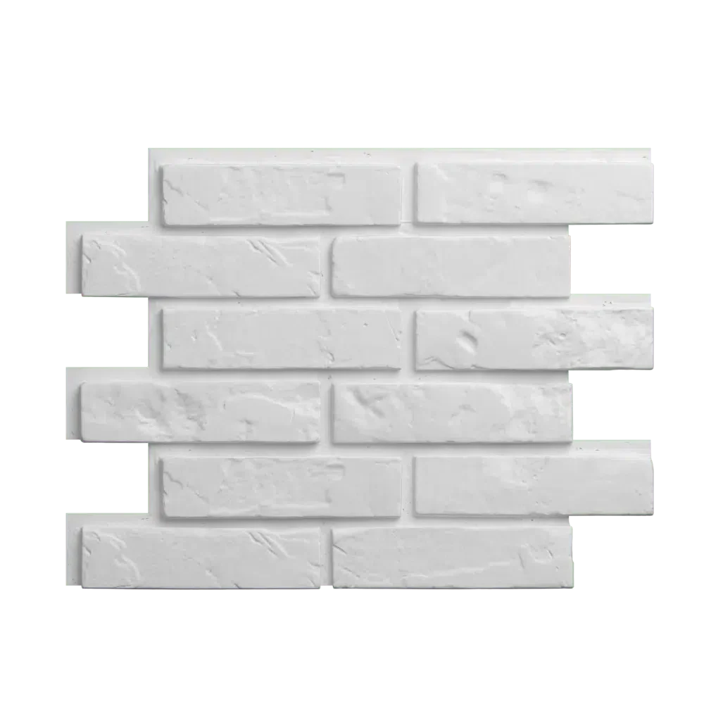 OLD BRICK Polystyrene Wall Art – 3D Decorative Panels on transparent background DecorMania.eu