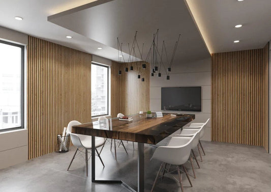 Oak Black Wood Slat Wall Panelling – 280x60 cm DecorMania.eu